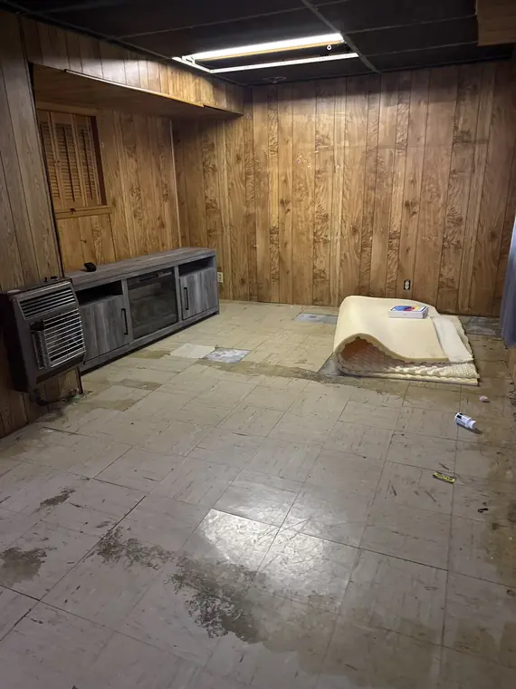 Basement Finishing (before)