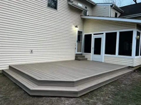 Composite Deck at the Screened Porch