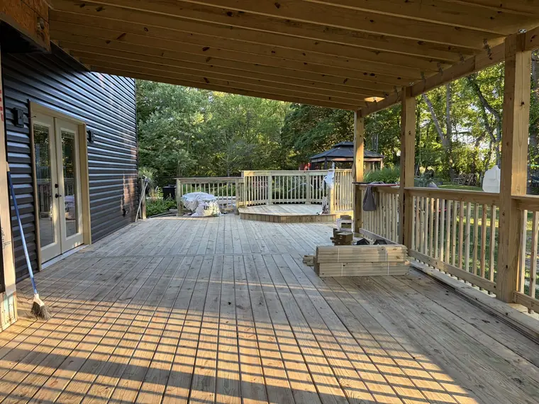 Covered Porch and Deck