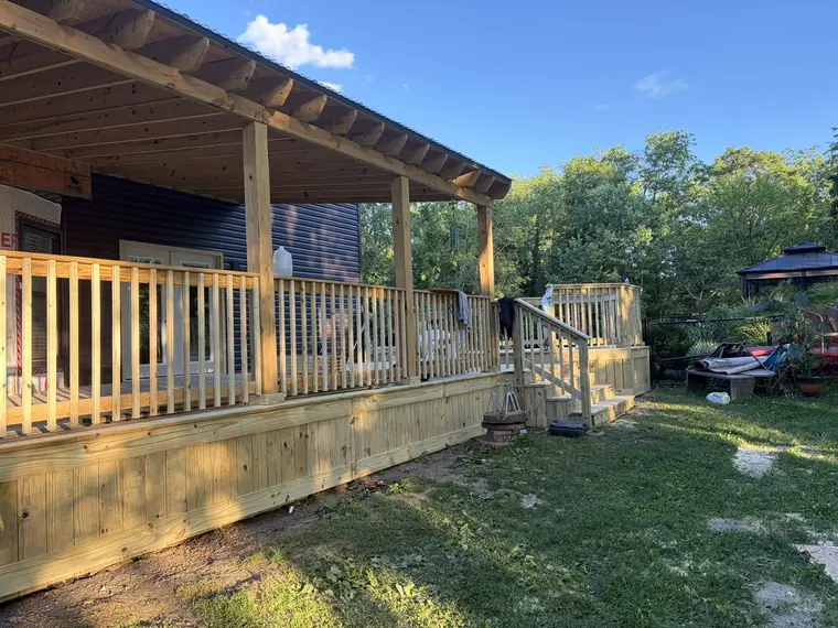 Covered Porch and Deck