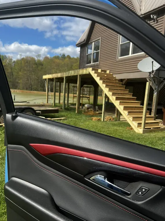 Lakeside Chalet Deck