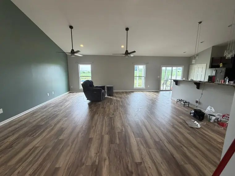 Open-Concept Flooring and Paint