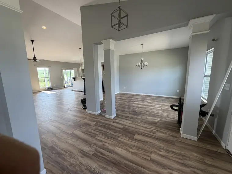 Open-Concept Flooring and Paint