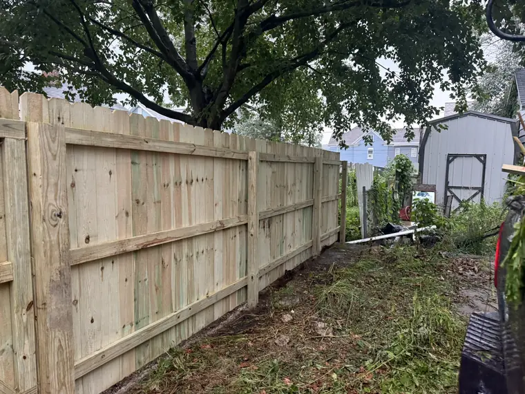 Wood Privacy Fencing