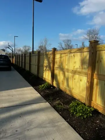 Wood Privacy Fencing
