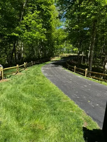 Wooded Path and Garden Fencing