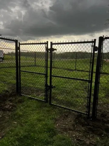 Wooded Path and Garden Fencing